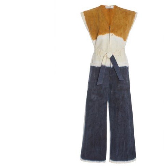 Sea NY Tandi Block Dye Jumpsuit Sz 10 - Picture 2 of 5